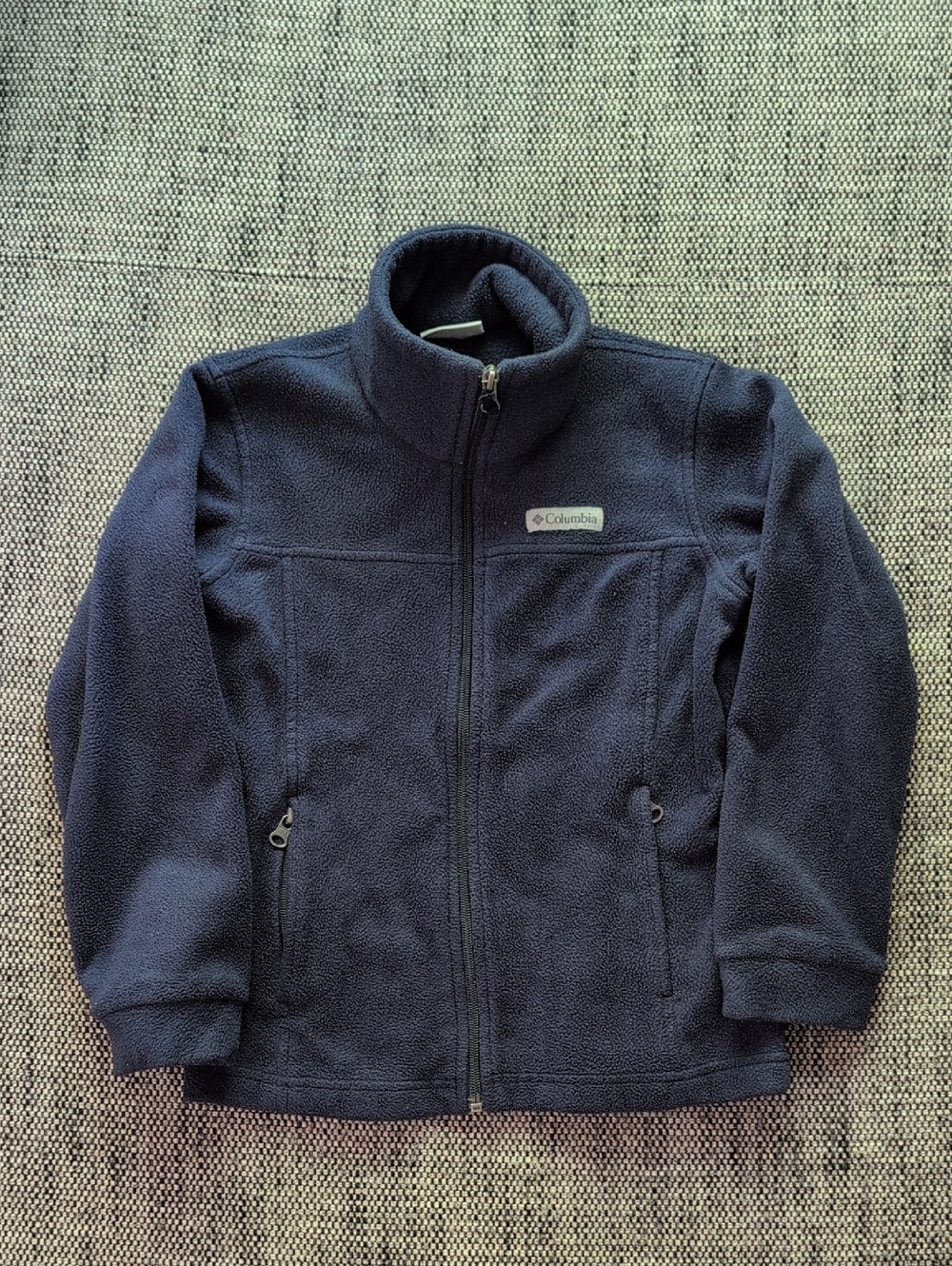 Columbia Kids Navy Full-Zip Fleece Jacket - Picture 1 of 3